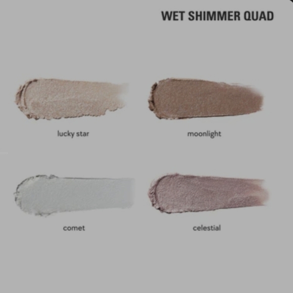 Kylie Wet Shimmer Quad original/neutral Shimmer. Imperfect, Brand New - Picture 3 of 11